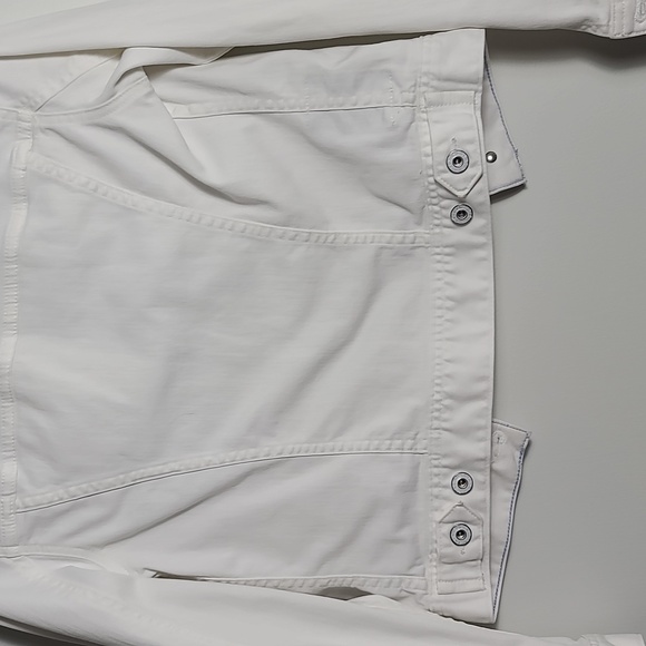 AG ADRIANO GOLDSCHMIED The Robyn White Jean Jacket Size XSmall - Picture 15 of 16